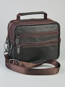 YO Сумка мужская мини "806#" б/н (нат. кожа)