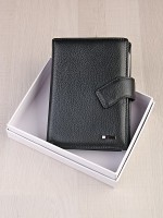  YK Обложка 3в1 "080B" б/н (нат. кожа) 