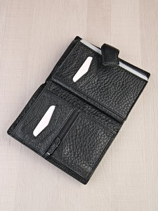 YK Обложка 3в1 "080B" б/н (нат. кожа)