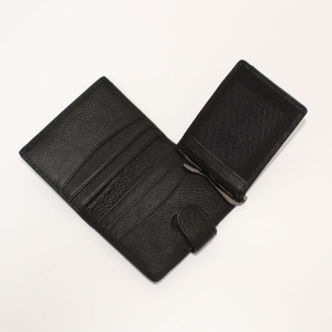 YD Зажим для купюр с визитками HT 1-168-27A (нат.кожа) 