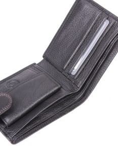 YK  Портмоне мужское HT 208-R0611 (нат. кожа) 