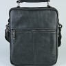 Сумка мужская "0075S" (черн./нат.кожа) Сумка мужская "0075S" (черн./нат.кожа)